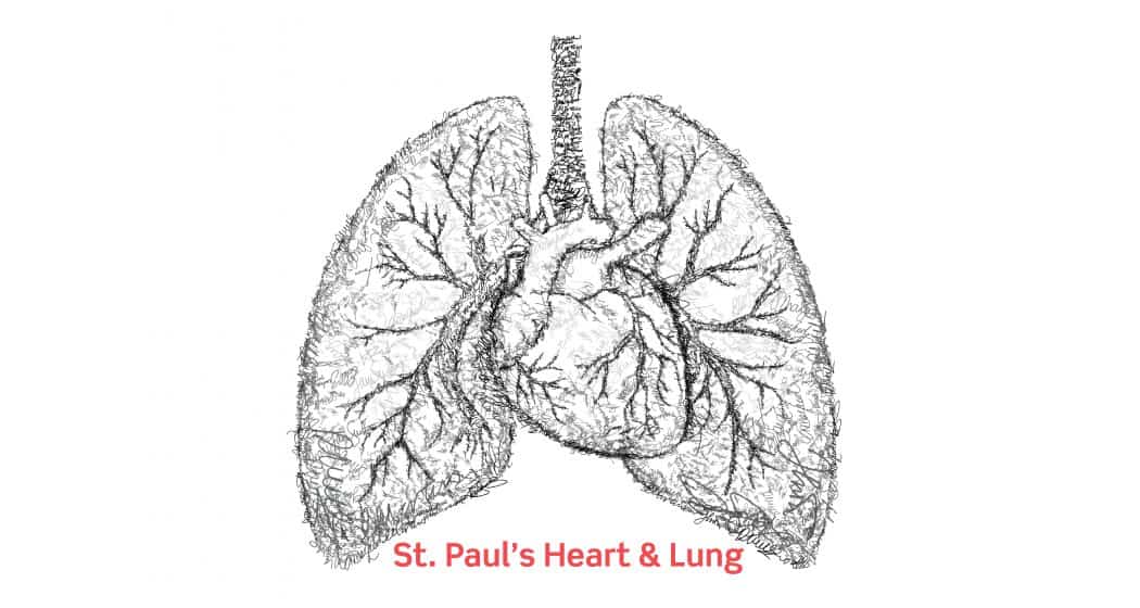 Image of Graphic illustration of heart and lungs