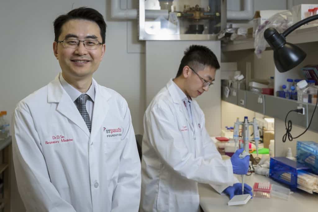 Image of Dr. Don Sin and researcher