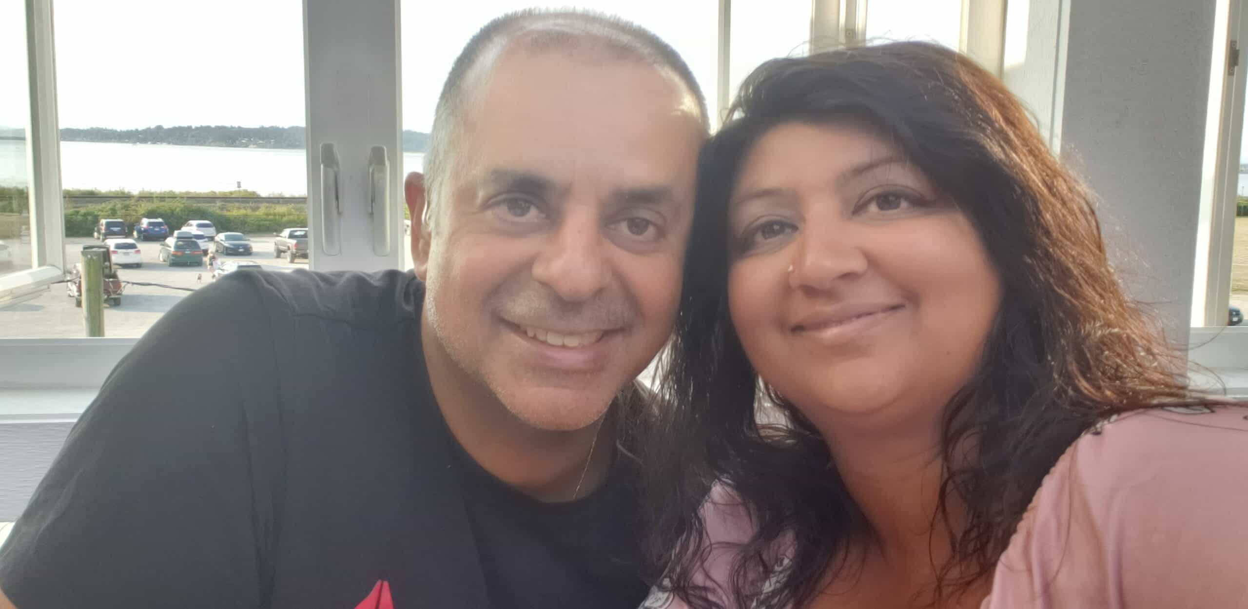Image of Azim Kassamali and his wife