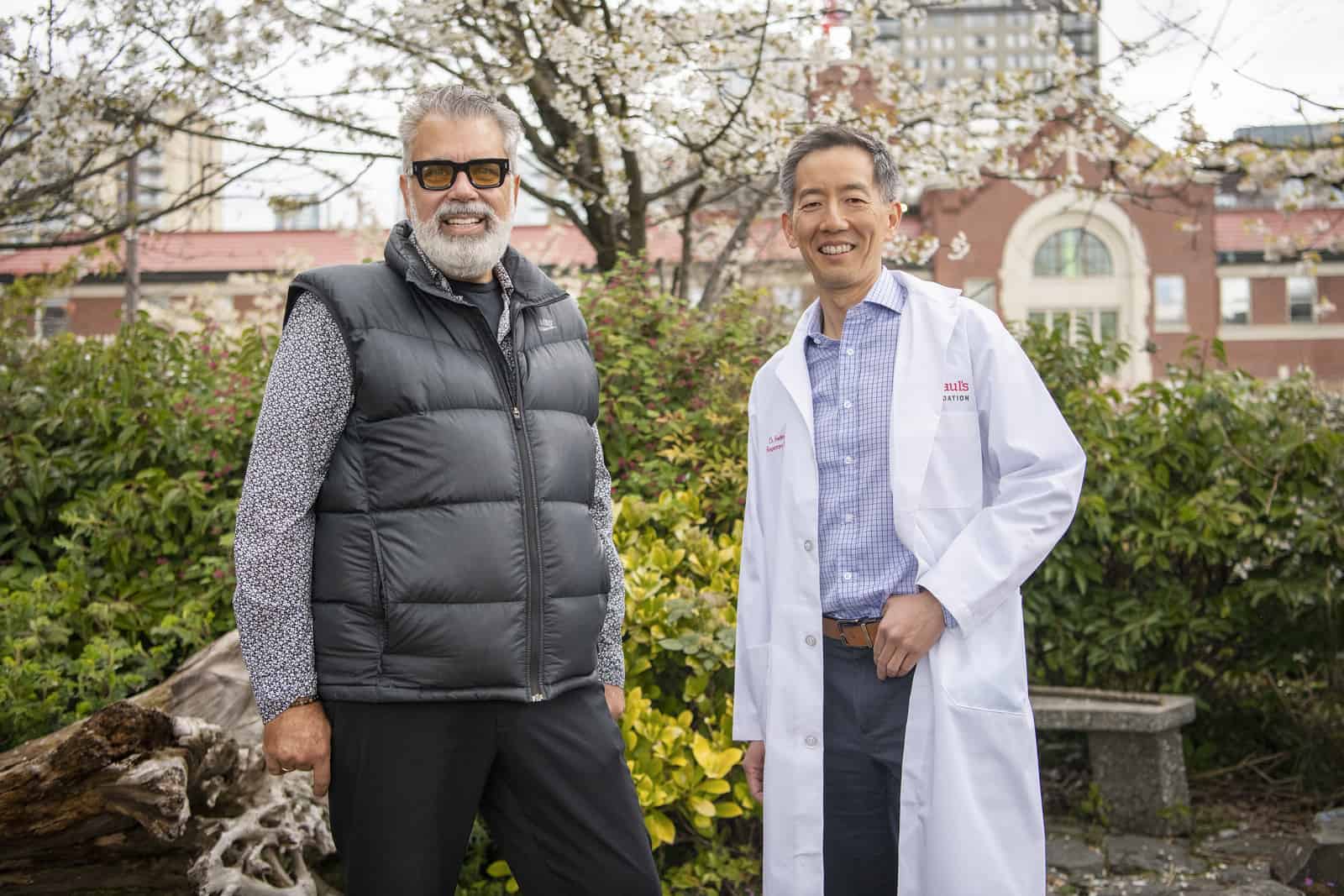 Image of CF PATIENT and Dr. Quon