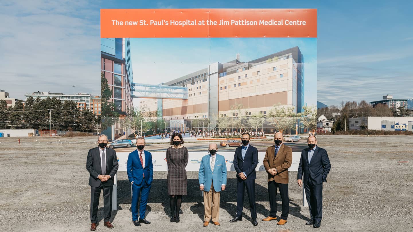 Construction kick-off at the new St. Paul's Hospital.