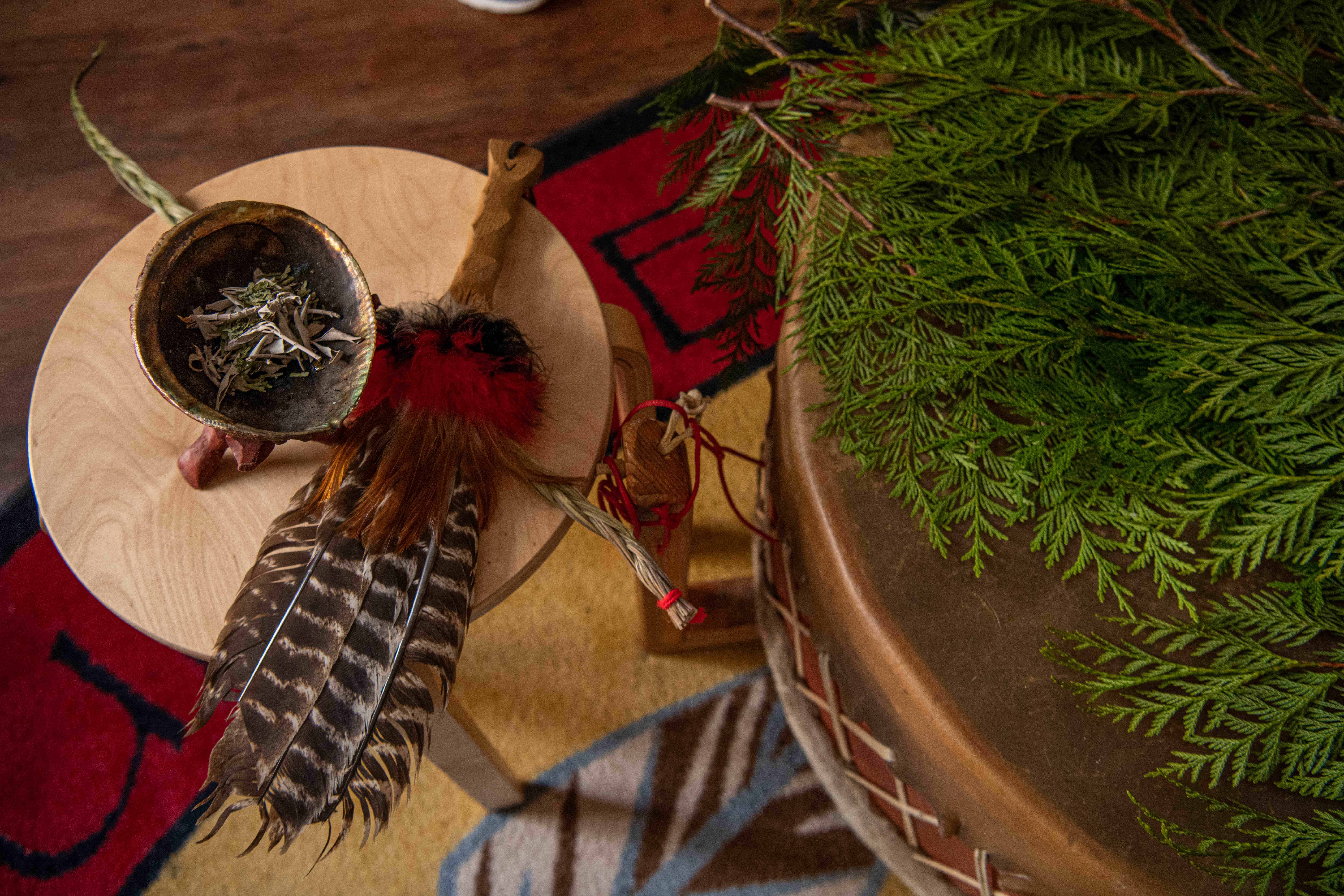 Indigenous health care and wellness at PHC includes cultural ceremonies, talking circles, smudging, drumming, and traditional medicines as part of a holistic care experience.