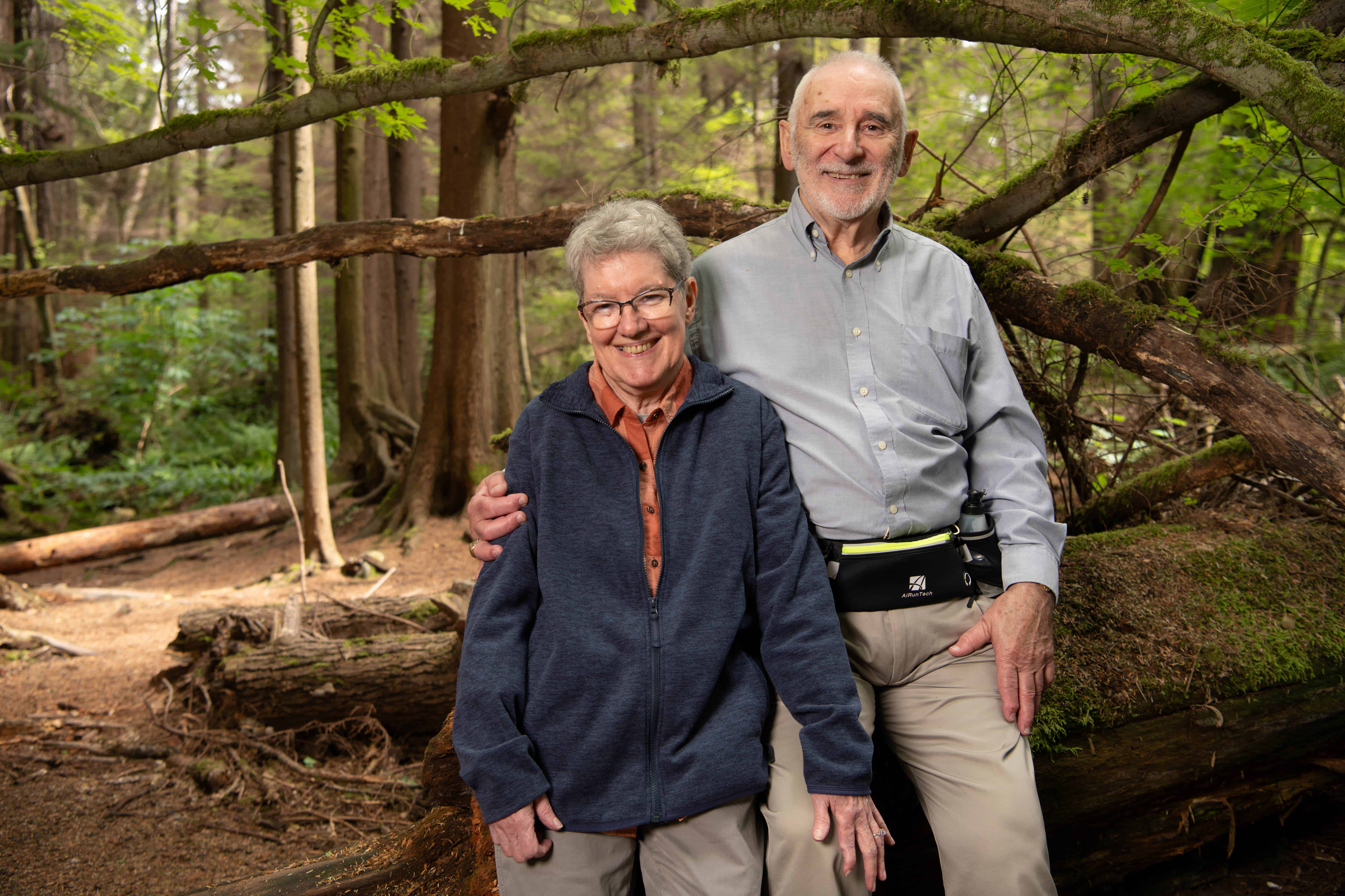 James Stitchman, grateful patient and sepsis survivor, and his wife, Kathy,