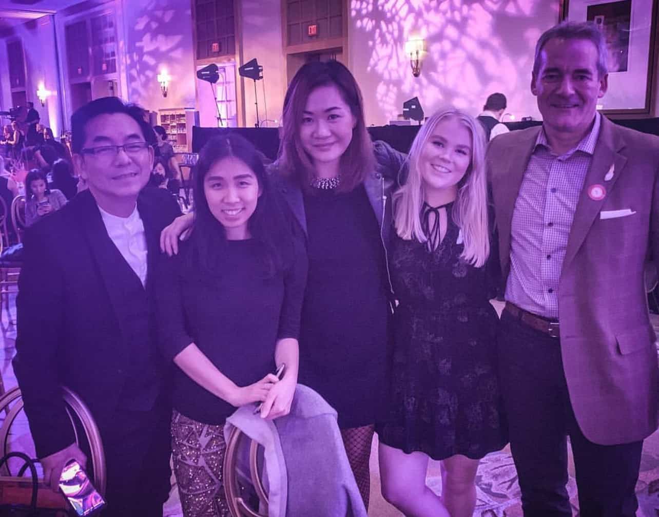 A picture of Rae with fellow Feast of Fortune attendees