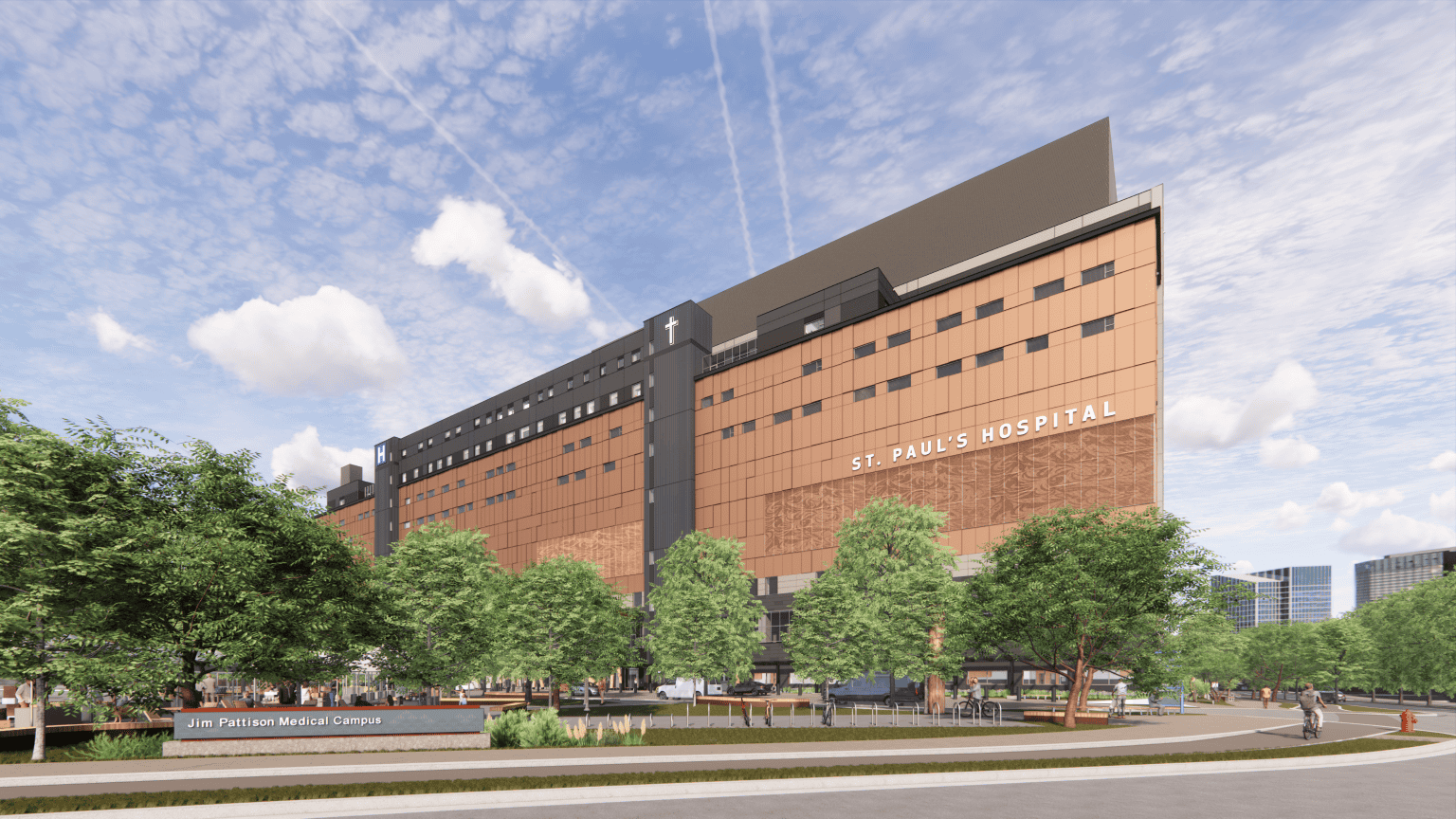 Rendering of the new St. Paul's Hospital