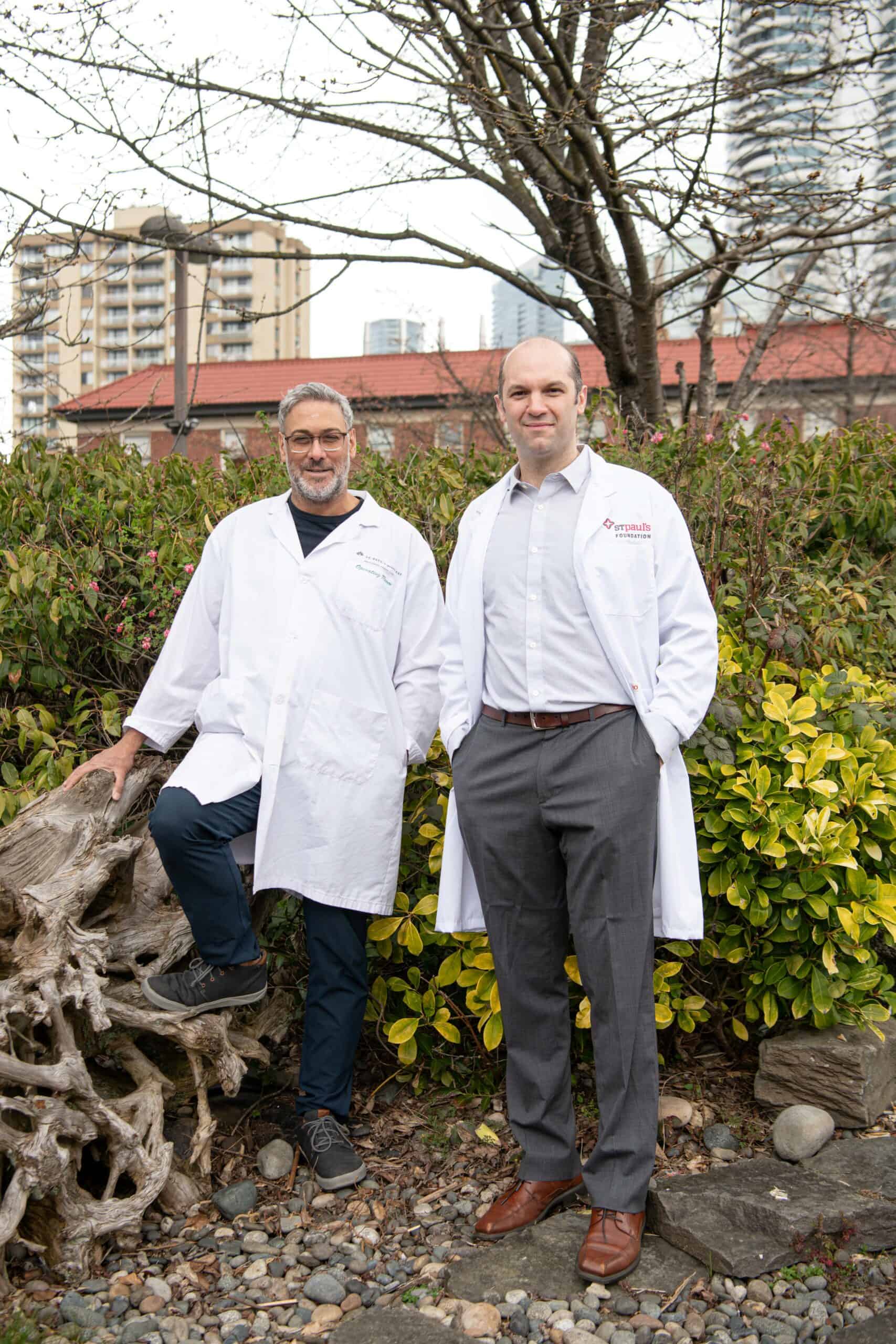 Dr. Bashir and Dr. Apperley - the doctors who helped diagnose Karam with vasculitis