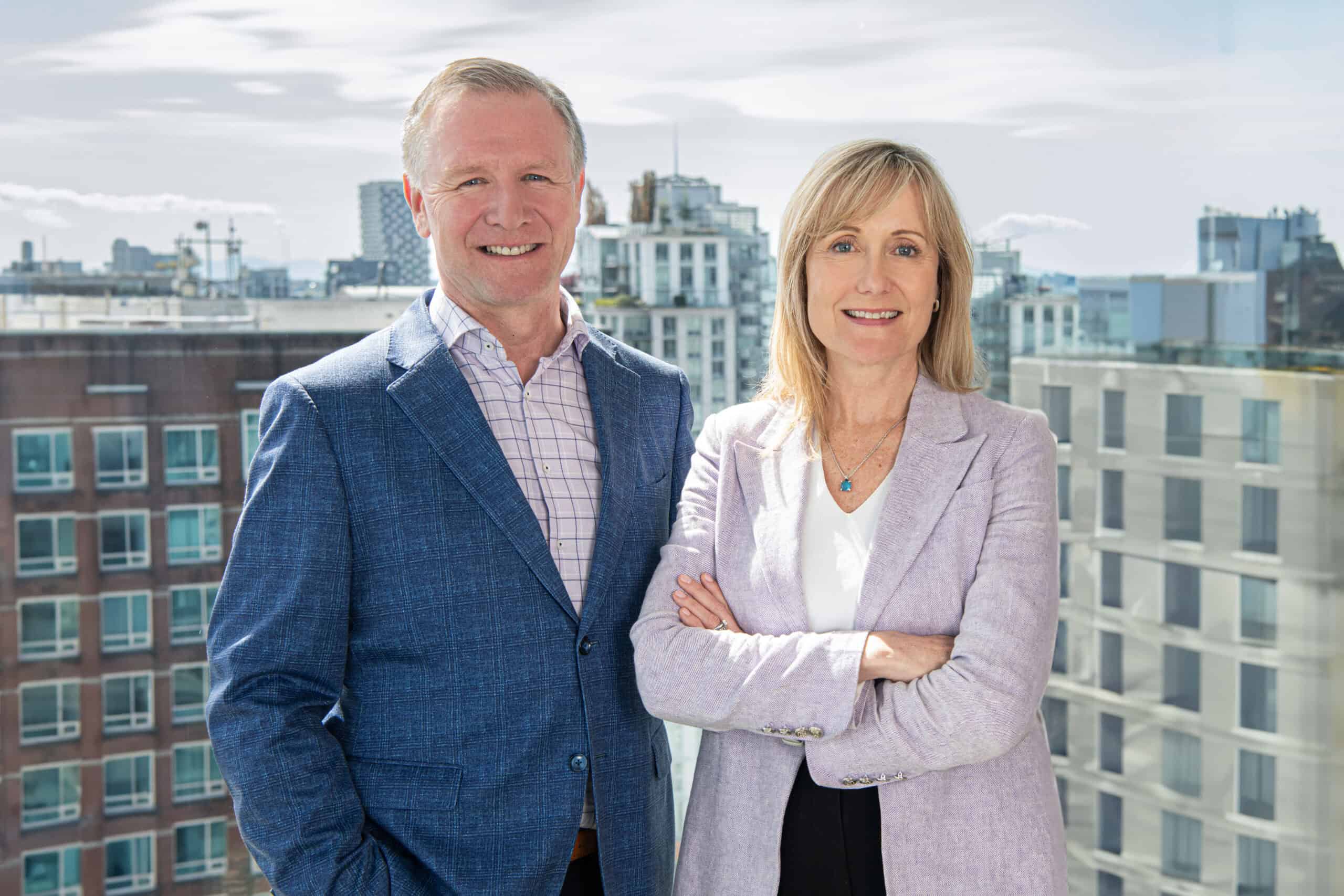 Photo of Glenn Ives, chair, Board of Directors, St. Paul’s Foundation and Sheila Biggers, president and CEO, St. Paul’s Foundation