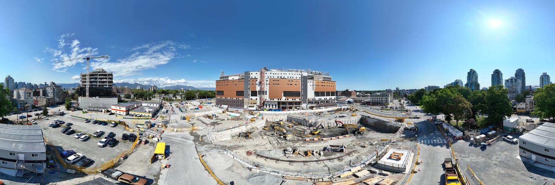 New St. Paul's Hospital construction site.